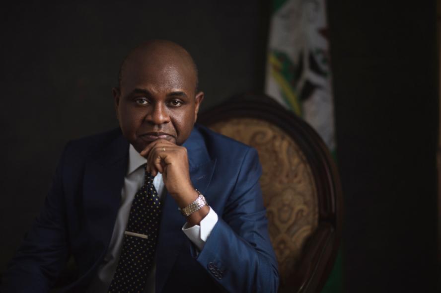 Photo of Nigerian Presidential candidate Kingsley Moghalu