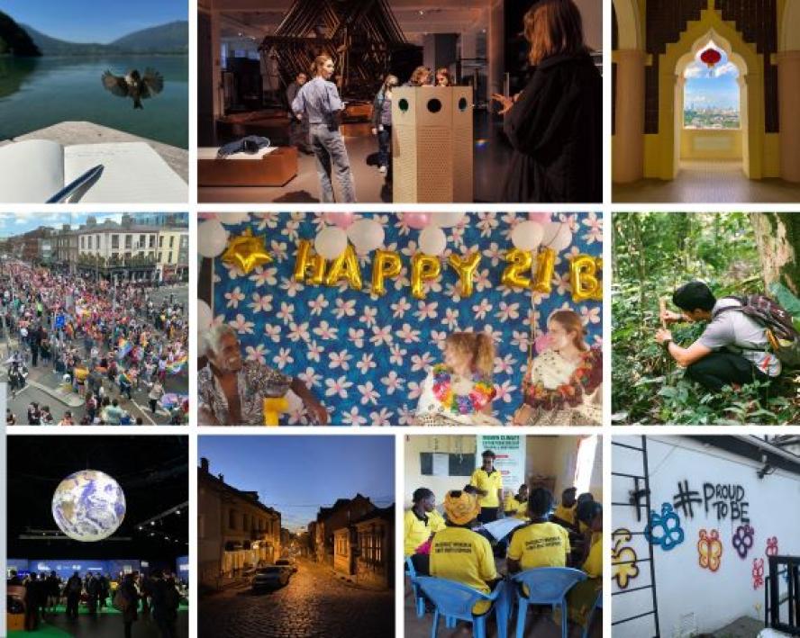 A collage of the winning photos from the 2022 Global Perspectives Photo Contest