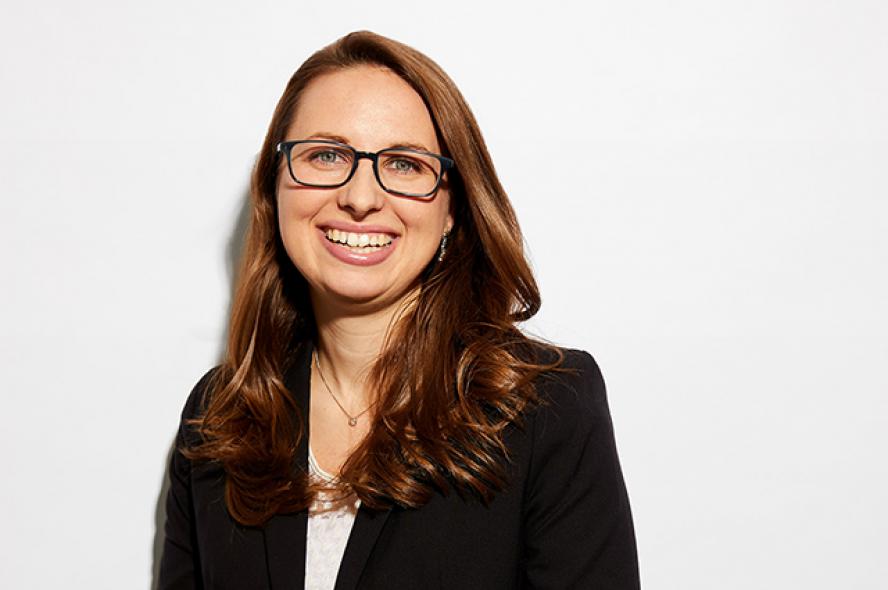 Jaclyn Dunphy, who earned her PhD at Tufts Graduate School of Biomedical Sciences. GSBS is helping students prepare for jobs in academia, but also in research and development, consulting, and entrepreneurship.
