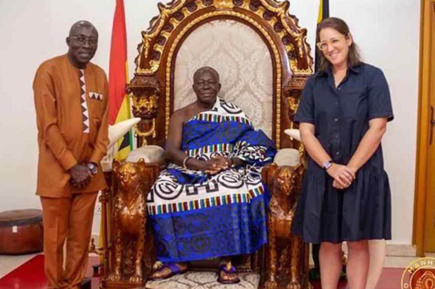 Kwasi Ampene, Ampene King and Erica Jones