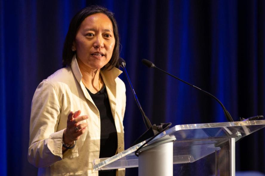 Economic Secretary for Massachusetts Yvonne Hau at Tufts 