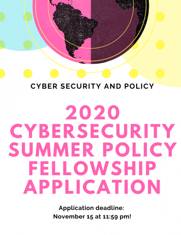 Flyer for Cybersecurity Fellowship