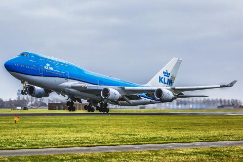 Airplane taking off