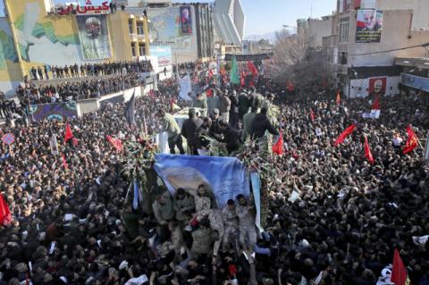 Huge funeral procession in a crowded street in Iran. Sanctions are a key tool in the Trump administration’s pressure campaign against Iran; here is how they might work.
