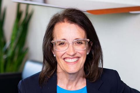 A photo of Fletcher School Dean Kelly Sims Gallagher