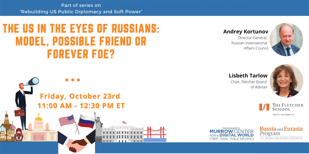 Poster for US in the Eyes of Russia Event