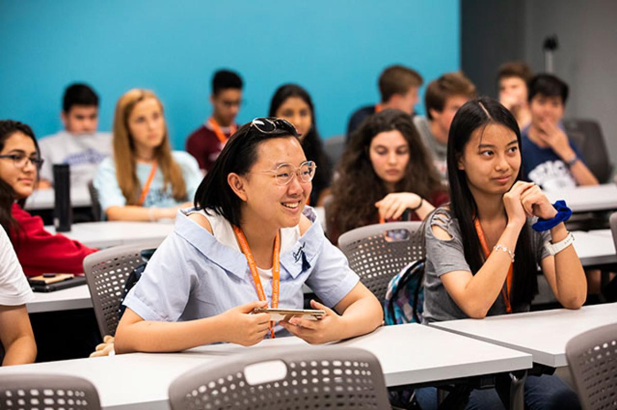International Relations Is the Focus for High School Students "Participants are immersed in everything that Tufts can offer and get a real taste of what it’s like to be an undergraduate at Tufts,” said Vickie Sullivan, the Cornelia M. Jackson Professor of Political Science.